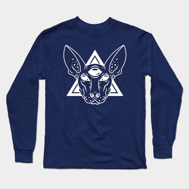 Cosmic Familiar Xolo Edition (dark shirts) Long Sleeve T-Shirt by Spazzy Newton